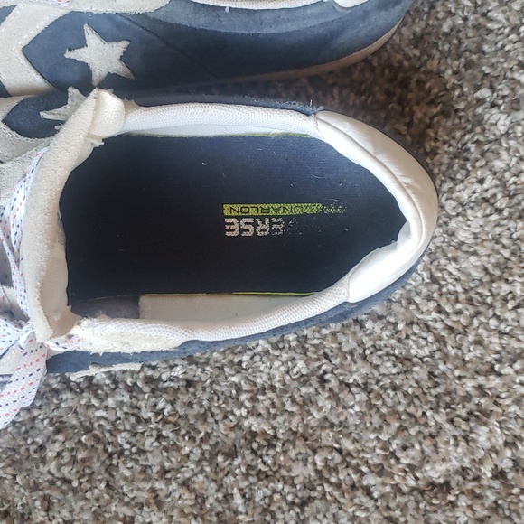 Well-worn Suede One Star Skate Sneakers in Blue & White - Picture 5 of 11